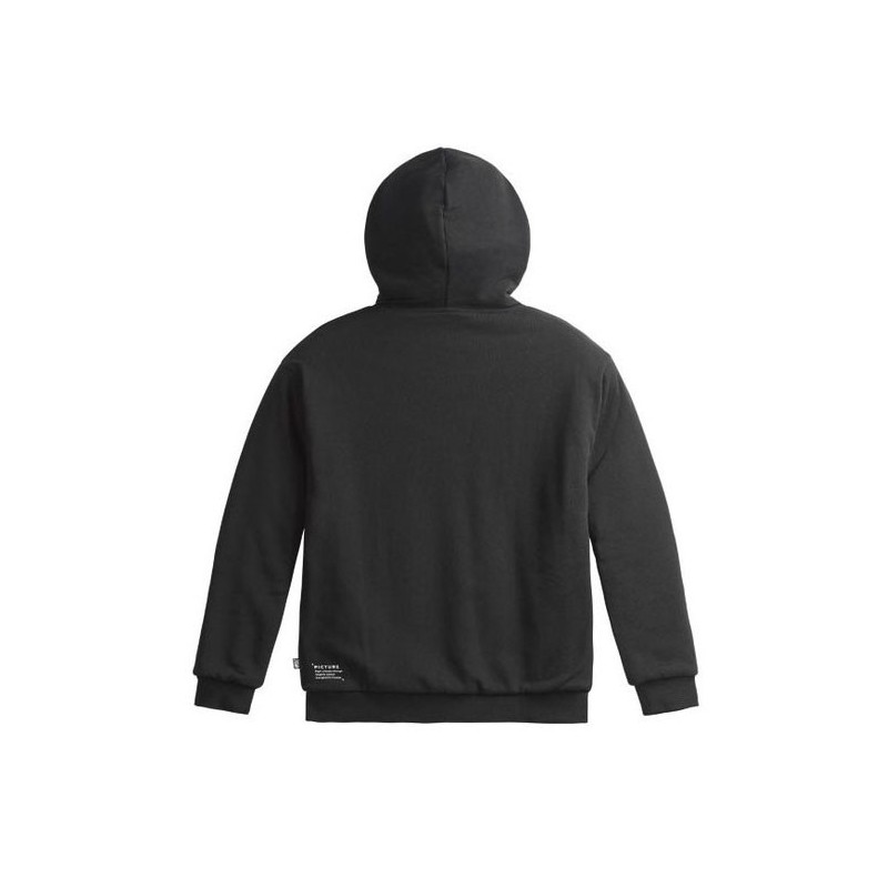 Picture Basement Plush Zip Hoodie femme black