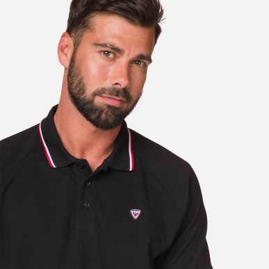Rossignol Logo Polo Raglan black
