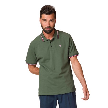 Rossignol Logo Polo Raglan ebony green