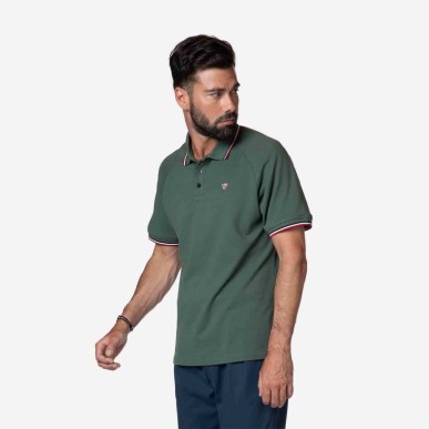 Rossignol Logo Polo Raglan ebony green