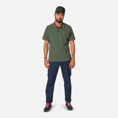 Rossignol Logo Polo Raglan ebony green