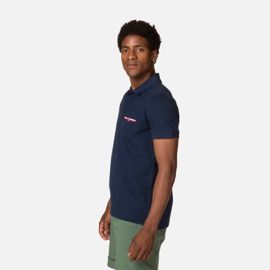 Rossignol Logo Polo Pocket dark navy