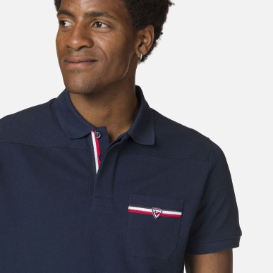 Rossignol Logo Polo Pocket dark navy