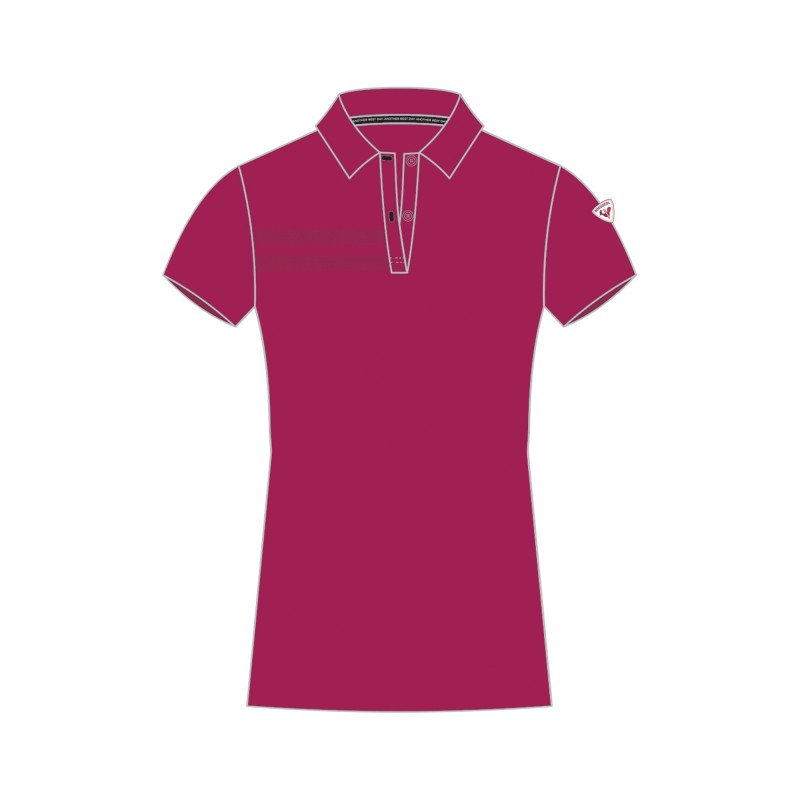 Rossignol SKPR Tech Polo Femme candy pink
