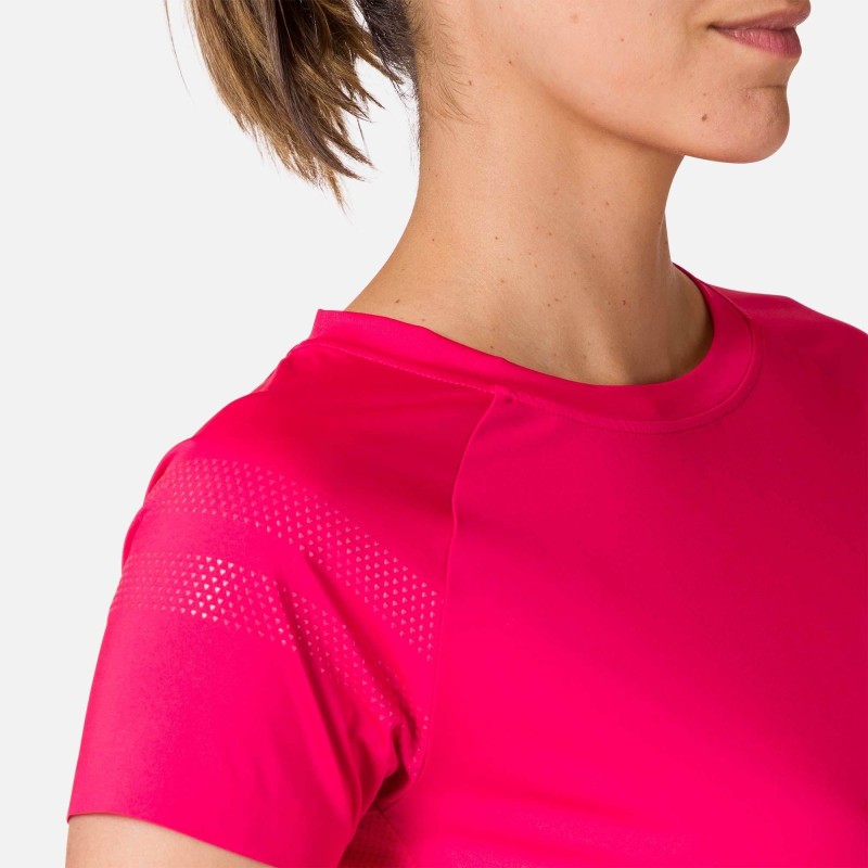 Rossignol Tech Light Tee Femme candy pink
