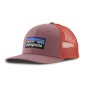 Patagonia P-6 Logo Trucker Hat evening mauve