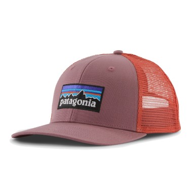 Patagonia P-6 Logo Trucker Hat evening mauve