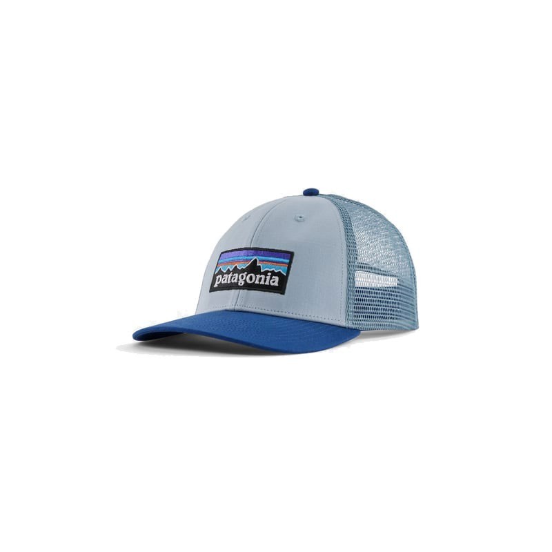 Patagonia P-6 Logo Lopro Trucker Hat Steam blue