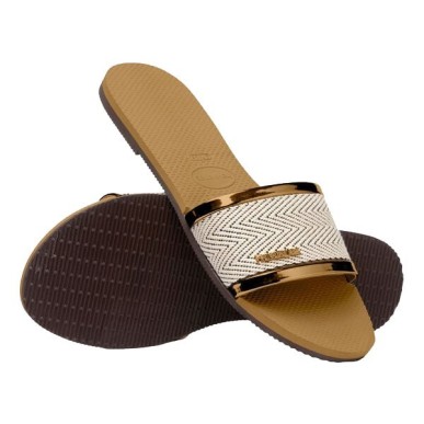 Havaianas Sandales You Trancoso Premium Femme bronze