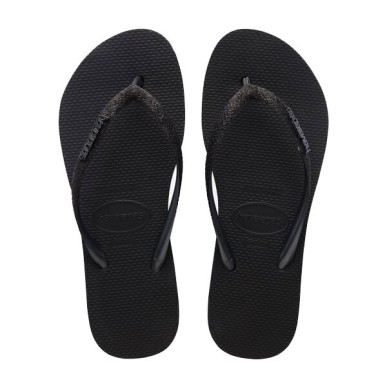 Havaianas Sandales Slim Flatform Sparkle Femme black