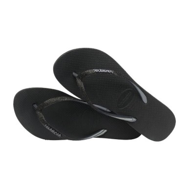 Havaianas Sandales Slim Flatform Sparkle Femme black