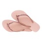 Havaianas Tongs Slim Glitter II Femme ballet rose / golden blush