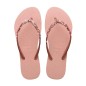 Havaianas Tongs Slim Glitter II Femme ballet rose / golden blush