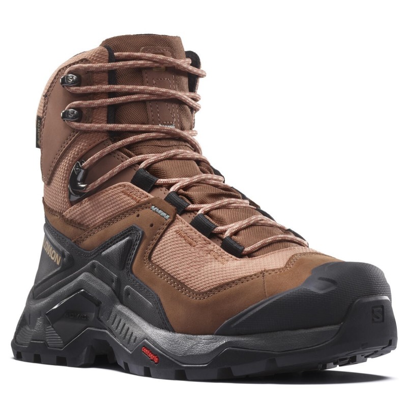Salomon Quest Element GTX Femme mocha mousse / pewter / marine blue