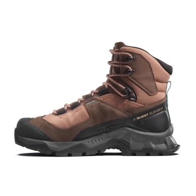 Salomon Quest Element GTX Femme mocha mousse / pewter / marine blue