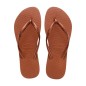 Havaianas Tongs Slim Femme rust / mettalic copper