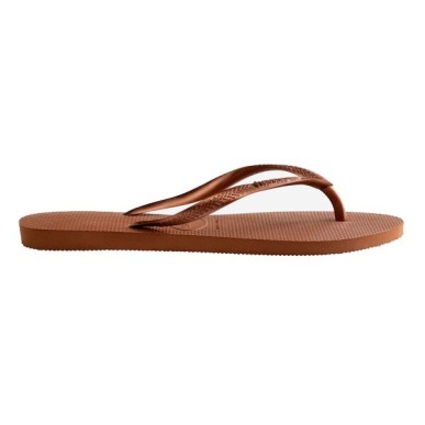 Havaianas Tongs Slim Femme rust / mettalic copper