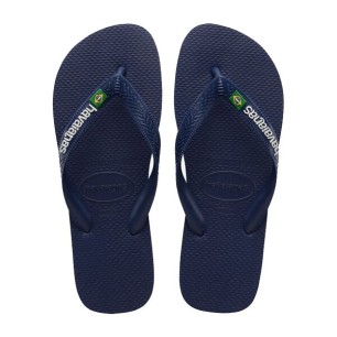 Havaianas Tongs Brasil Logo navy blue
