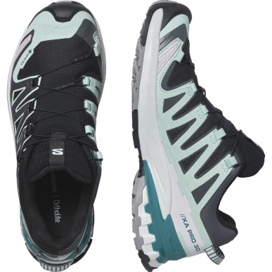 Salomon XA PRO 3D V9 GTX Femme black / bleached aqua / harbour blue