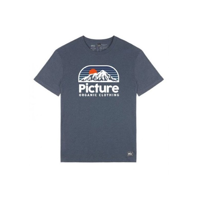 Picture Authentic Tee dark blue melange