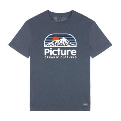 Picture Authentic Tee dark blue melange