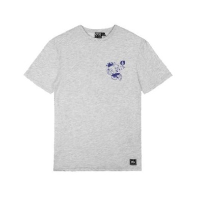 Picture Cartoon Tee grey melange