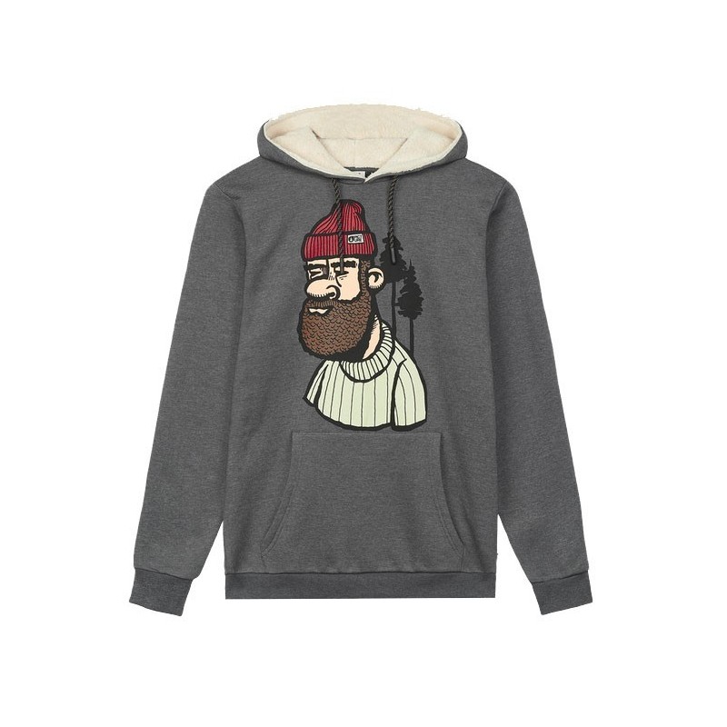 Picture Mopsa Plush Hoodie dark grey melange