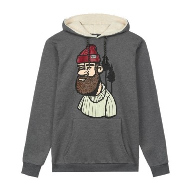 Picture Mopsa Plush Hoodie dark grey melange