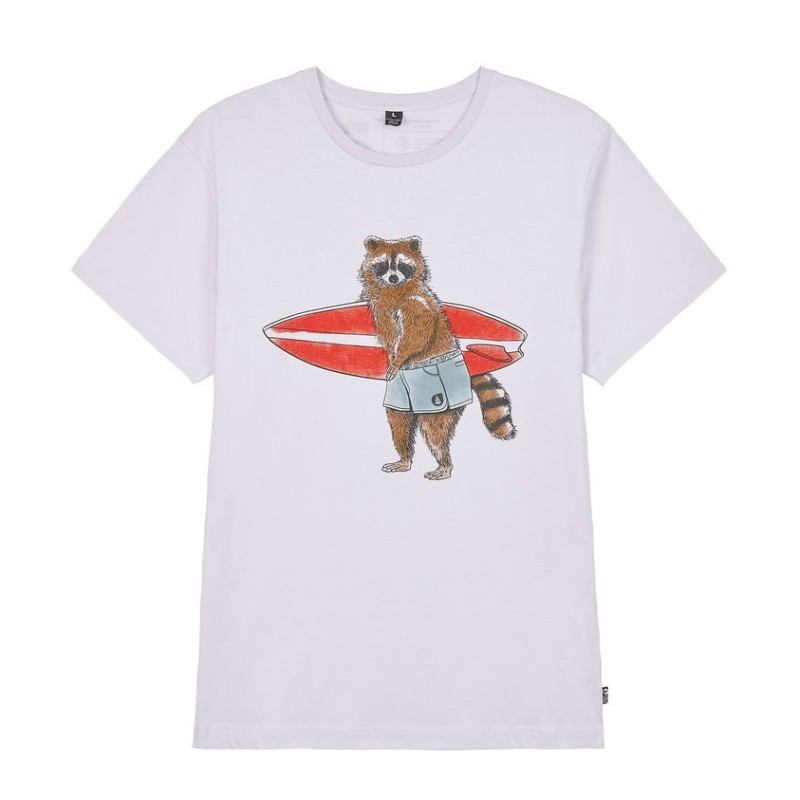 Picture Rackurf tee white