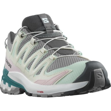 Salomon XA PRO 3D V9 Femme gull / white / bleached aqua
