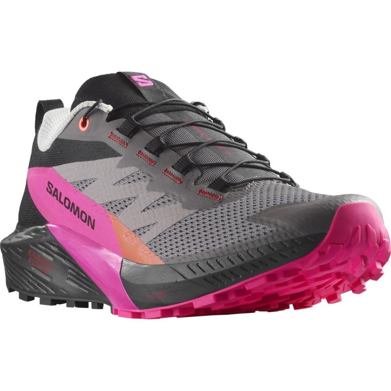 Salomon Sense Ride 5 plum kiten / black / pink glo