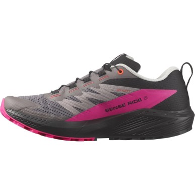 Salomon Sense Ride 5 plum kiten / black / pink glo