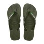 Havaianas Tongs Brasil Logo green / green Havaianas Tongs Brasil Logo green / green