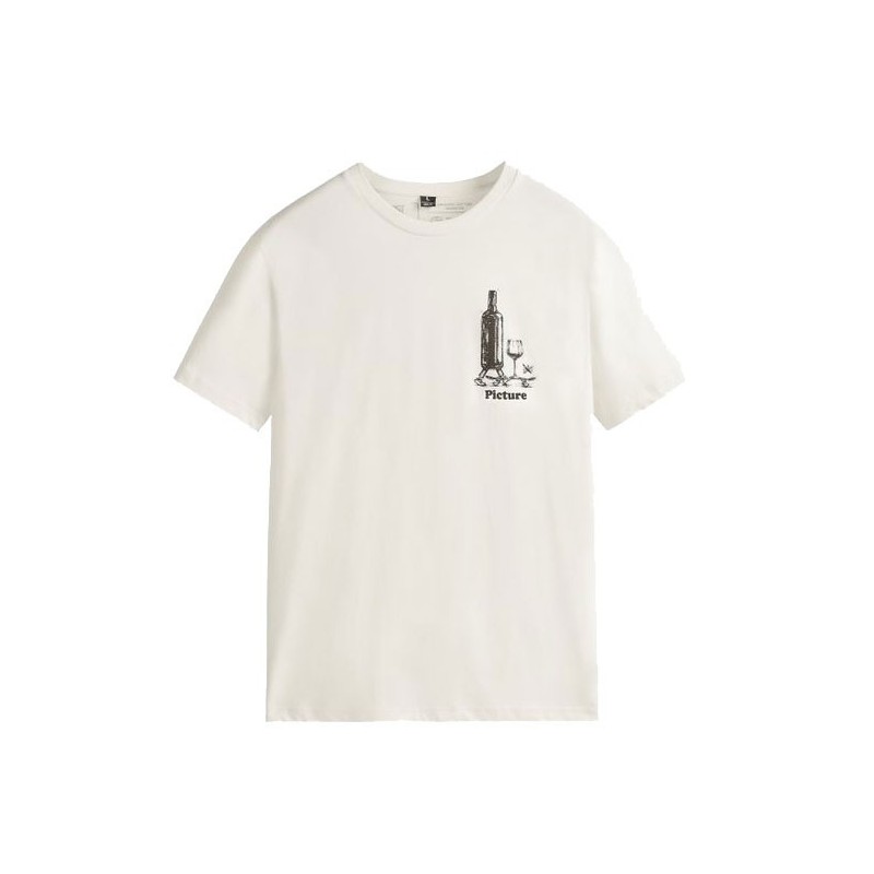 Picture D&S Wine tee natural white