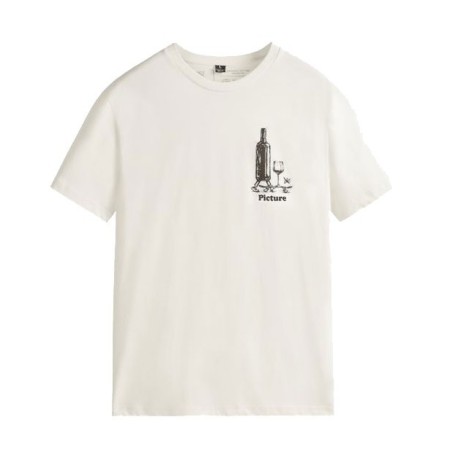 Picture D&S Wine tee natural white