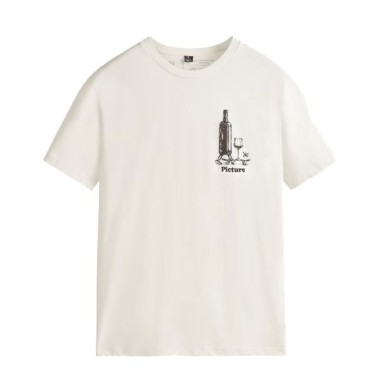Picture D&S Wine tee natural white