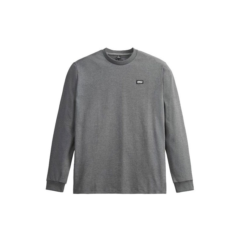 Picture Sican LS Tee dark grey melange