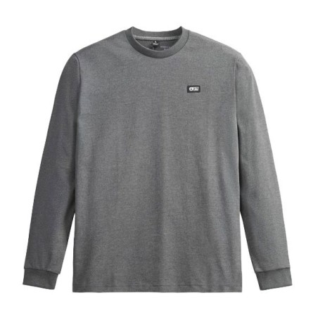 Picture Sican LS Tee dark grey melange