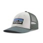 Patagonia P-6 Logo Lopro Trucker Hat white / nouveau green