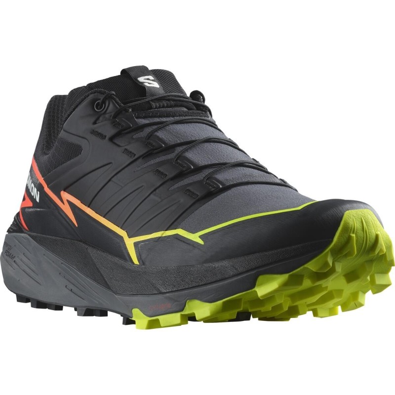 Salomon Thundercross black / quiet shade / fiery coral