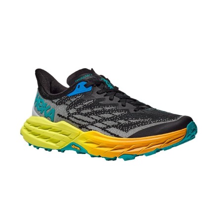 Hoka Speedgoat 5 black / evening primrose