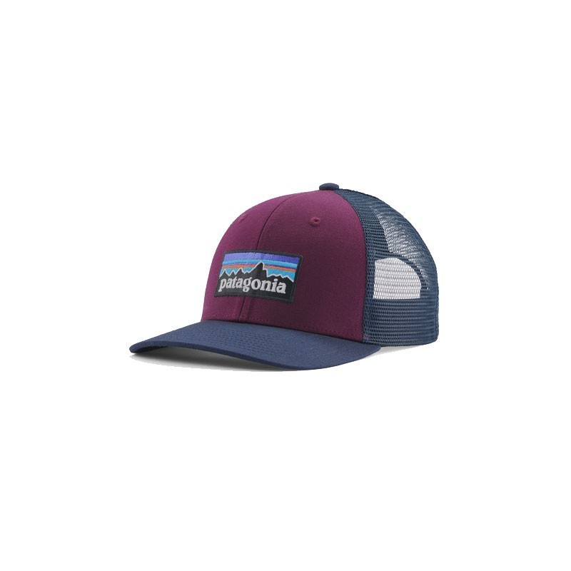 Patagonia P-6 Logo Trucker Hat night plum