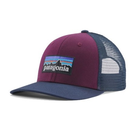Patagonia P-6 Logo Trucker Hat night plum