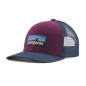 Patagonia P-6 Logo Trucker Hat night plum
