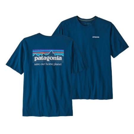 Patagonia P-6 Mission Organic Tee lagom blue