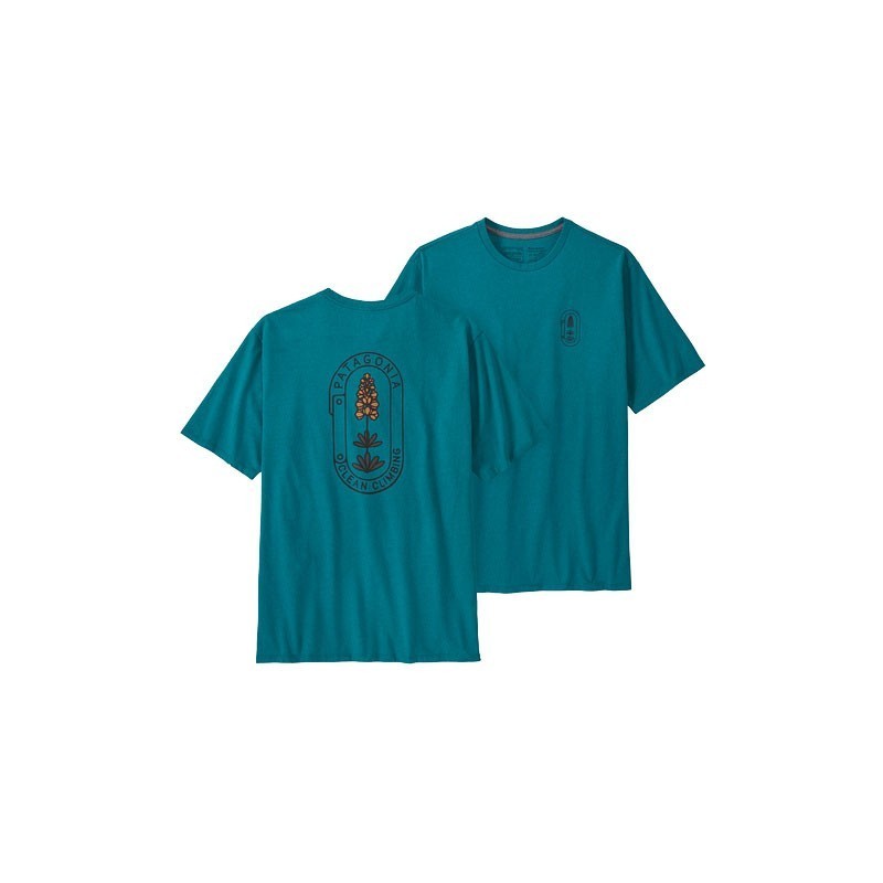 Patagonia Clean Climb Trade Responsibili-Tee belay blue