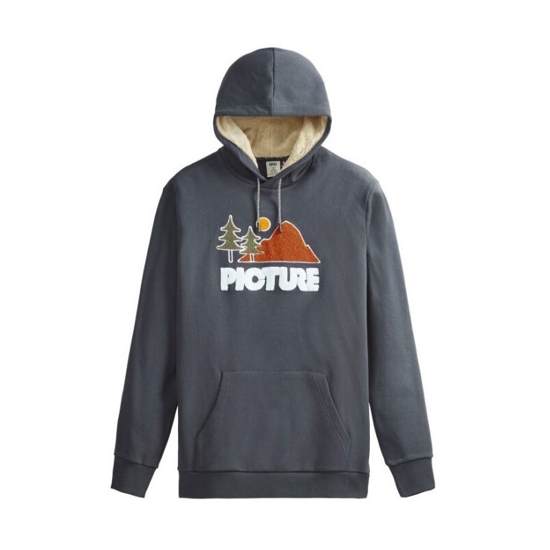 Picture basement zip hoodie red clay