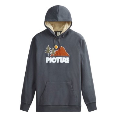 Picture basement zip hoodie red clay