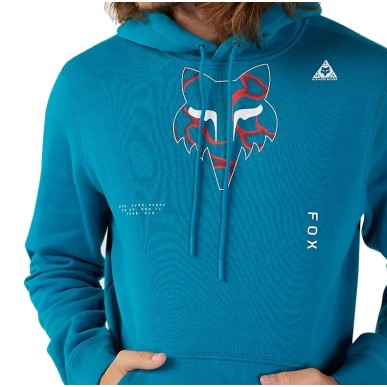 Fox Withered Hood Sweat maui blue