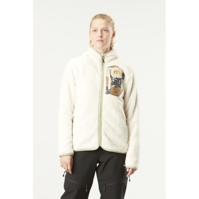Picture Izimo FZ Fleece Femme light milk